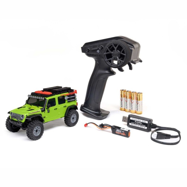 Axial SCX30 Jeep Wrangler JLU 1/30 4WD RTR AXI-2261T1, Green - view 6