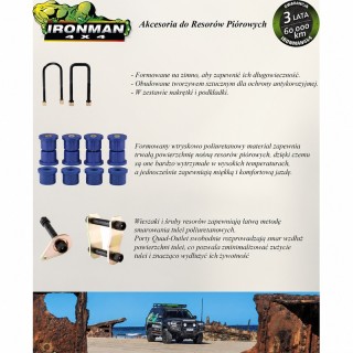 Ironman 4x4 Foam Cell Pro +45 mm Suspension Kit with +50 kg Springs — Toyota Land Cruiser Prado 150 from 12.2017