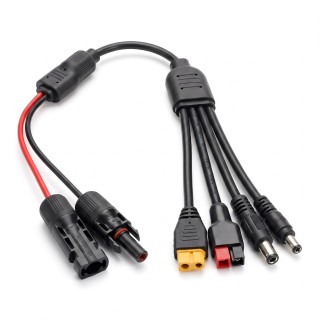 4-in-1 Solar Adapter Cable MC4 XT60 DC Barracuda — Barracuda