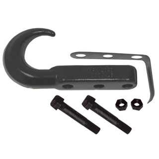 Hak holowniczy, przedni, czarny, 42-06 Jeep CJ/Wrangler RUGGED RIDGE