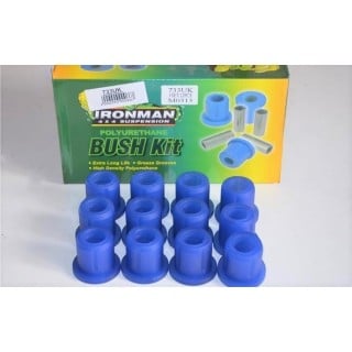Polyurethane leaf spring bushing set rear Ironman 4x4 733UK