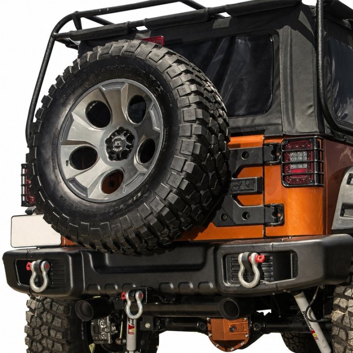 Steel rear bumper Snakeman 4WD Jeep Wrangler JK SNBR12