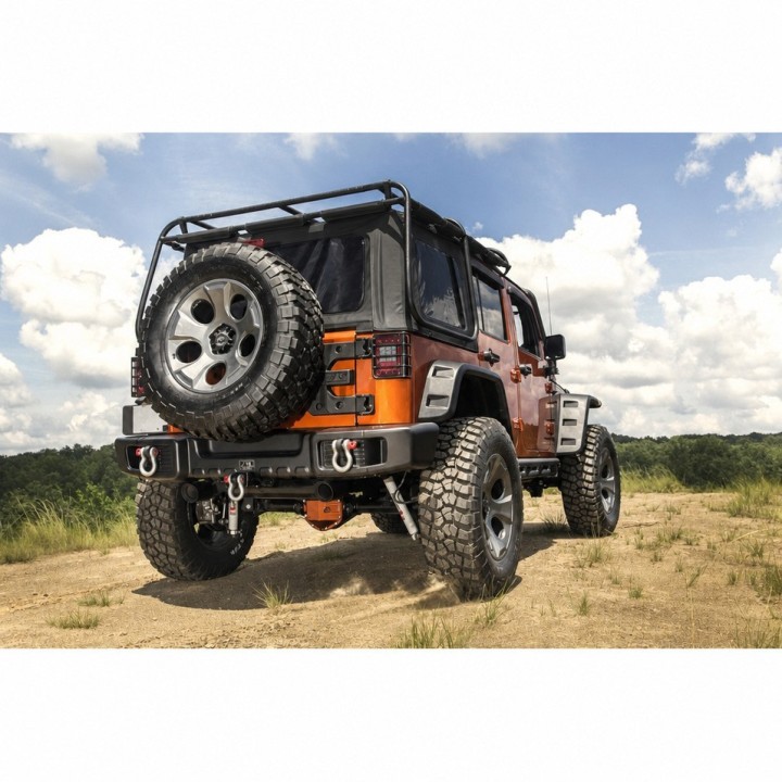 Steel rear bumper Snakeman 4WD Jeep Wrangler JK SNBR12