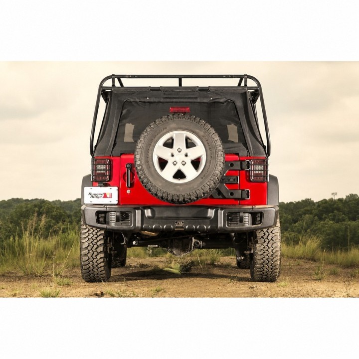 Steel rear bumper Snakeman 4WD Jeep Wrangler JK SNBR12