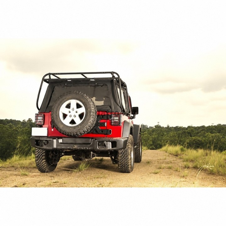 Steel rear bumper Snakeman 4WD Jeep Wrangler JK SNBR12