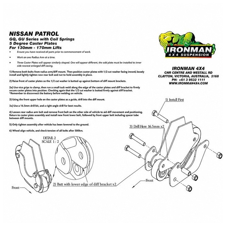 Rod Ironman 4x4 — Nissan Patrol Y60/Y61 (CPLATE003) - view 4