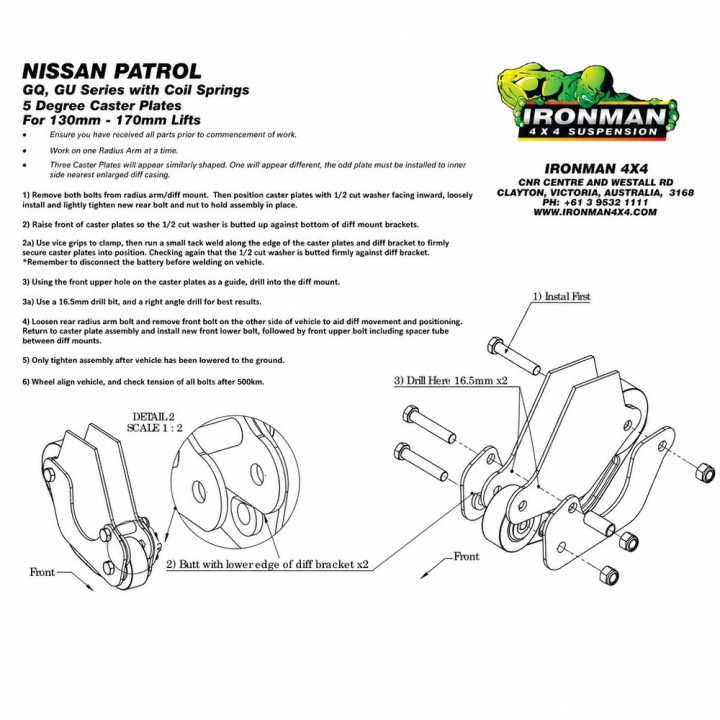 Rod Ironman 4x4 — Nissan Patrol Y60/Y61 (CPLATE003) - view 5
