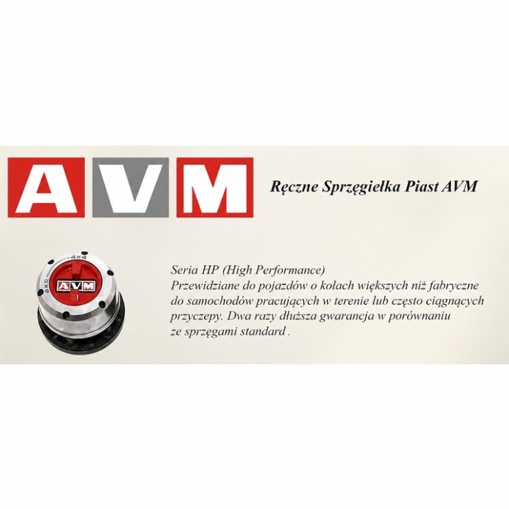 Free wheeling hub AVM Suzuki Sierra Suzuki Sierra AVM438HP