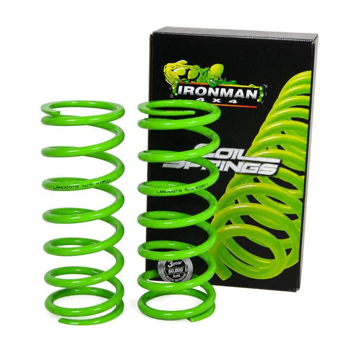 Front coil springs Ironman 4x4 Heavy Duty 2" lift LAND007B