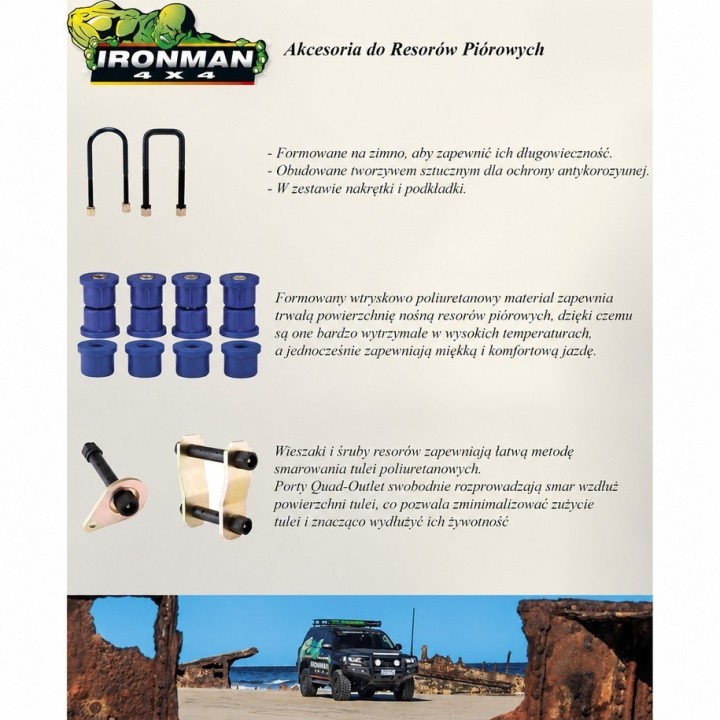 Leaf spring Ironman 4x4 Mitsubishi L200 Triton MV 1200GS