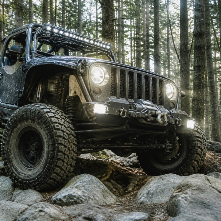 KC FLEX ERA 3 Dual Mode SAE - Jeep Mopar Steel Bumper