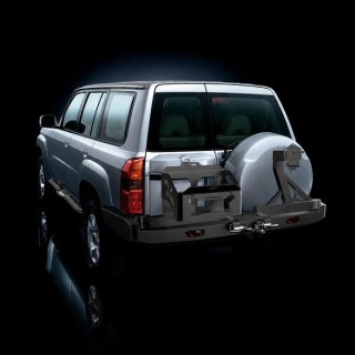 Rear steel bumper Snakeman 4WD Nissan Patrol Y61 SNBR02