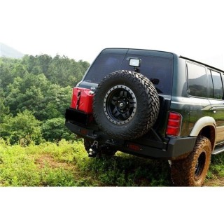 Rear steel bumper Snakeman 4WD Nissan Patrol Y61 SNBR02