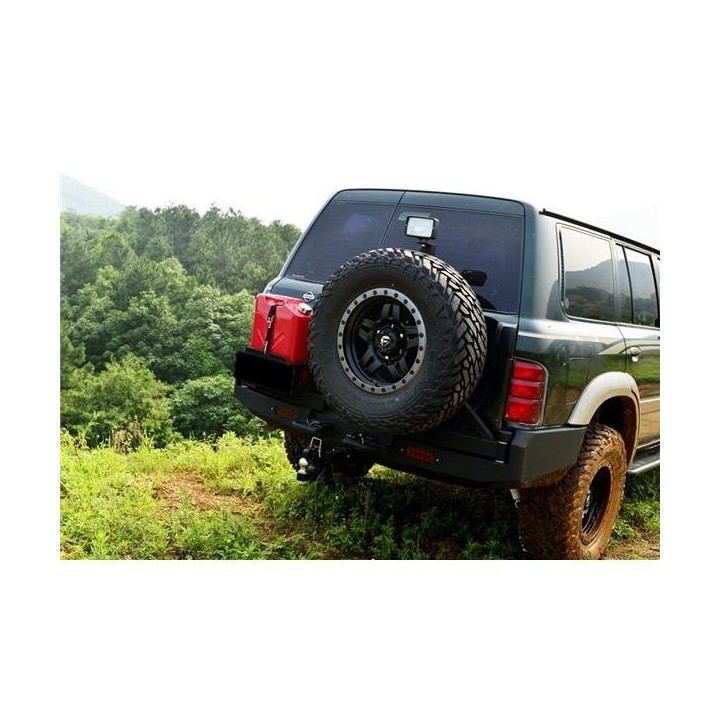 Rear steel bumper Snakeman 4WD Nissan Patrol Y61 SNBR02