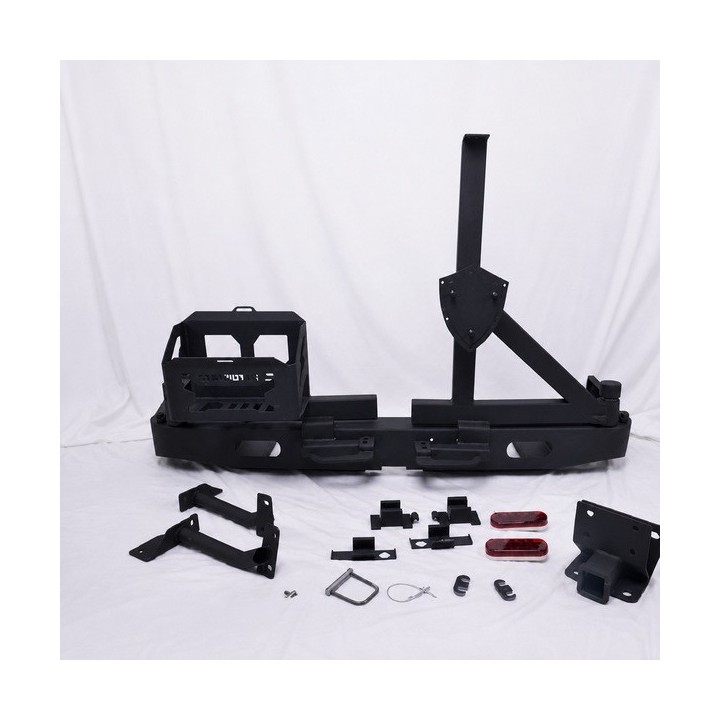 Rear steel bumper Snakeman 4WD Nissan Patrol Y61 SNBR02