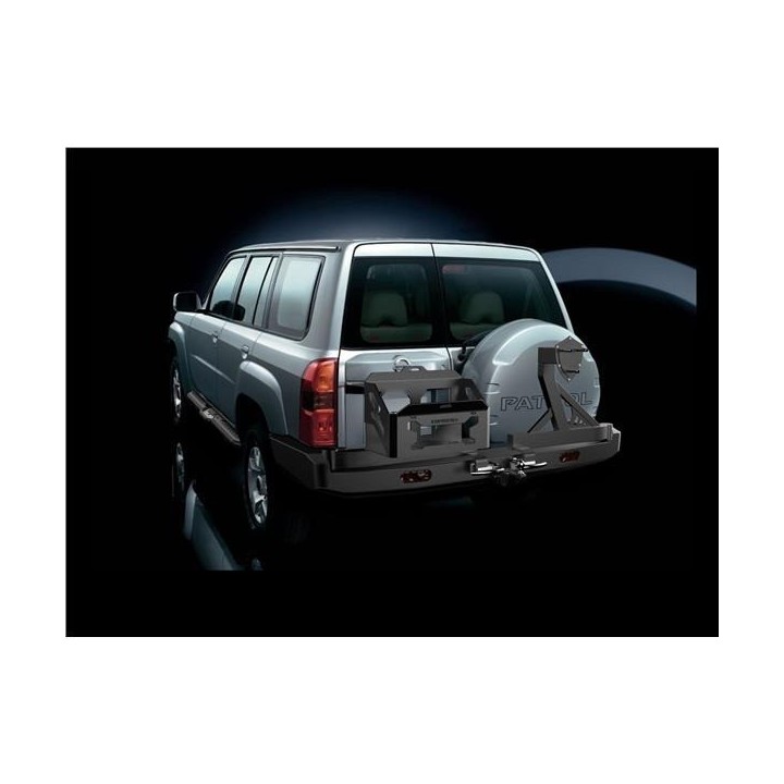 Rear steel bumper Snakeman 4WD Nissan Patrol Y61 SNBR02