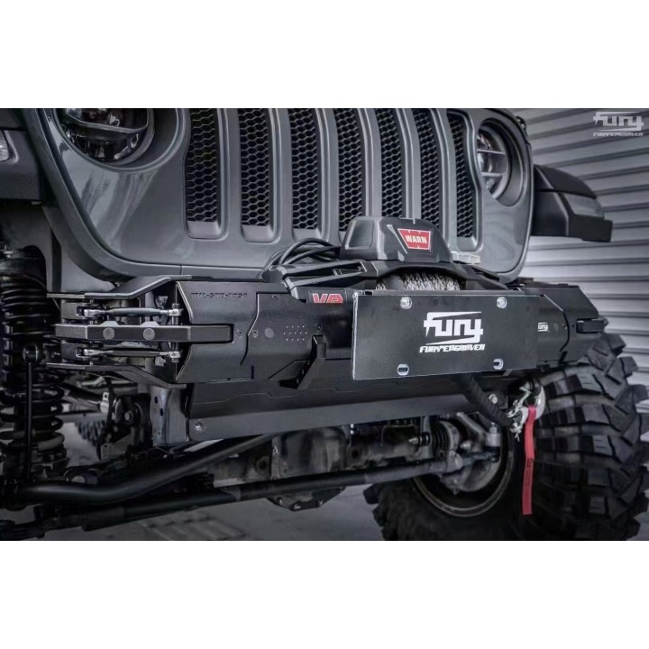 FURY Front Bumper Jeep Wrangler JL / JLU 2018+ aluminium