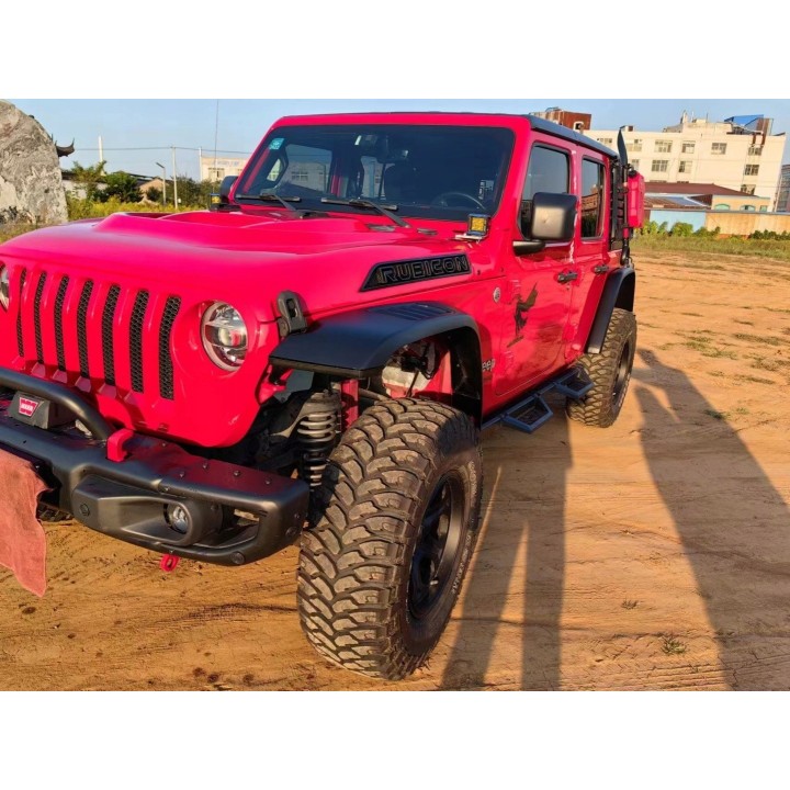 Aluminium fender flares with LED lamps Jeep Wrangler JL JLU - set of 4 - view 2