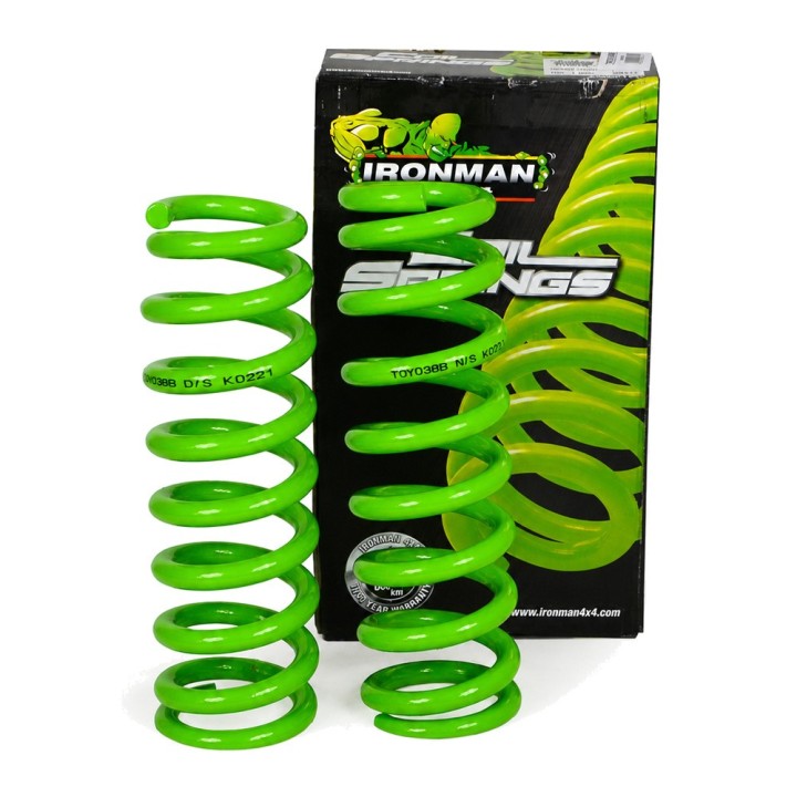 Front coil springs Ironman 4x4 Heavy Duty, 2" lift — Holden Colorado, Isuzu D-Max, Toyota 4Runner (TOY038B)