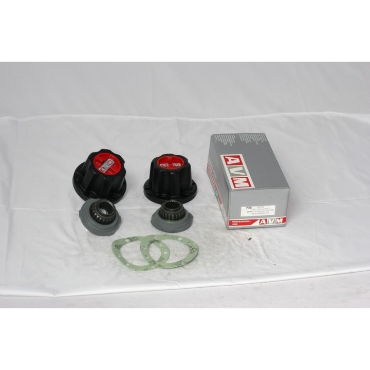 Aluminium free wheeling hubs AVM Suzuki Sierra AVM738HP