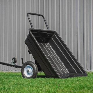 Tipping Garden Cart and Trailer 400 kg — Barracuda BTC3080PL