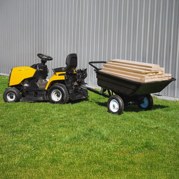 Tipping Garden Cart and Trailer 400 kg — Barracuda BTC3080PL