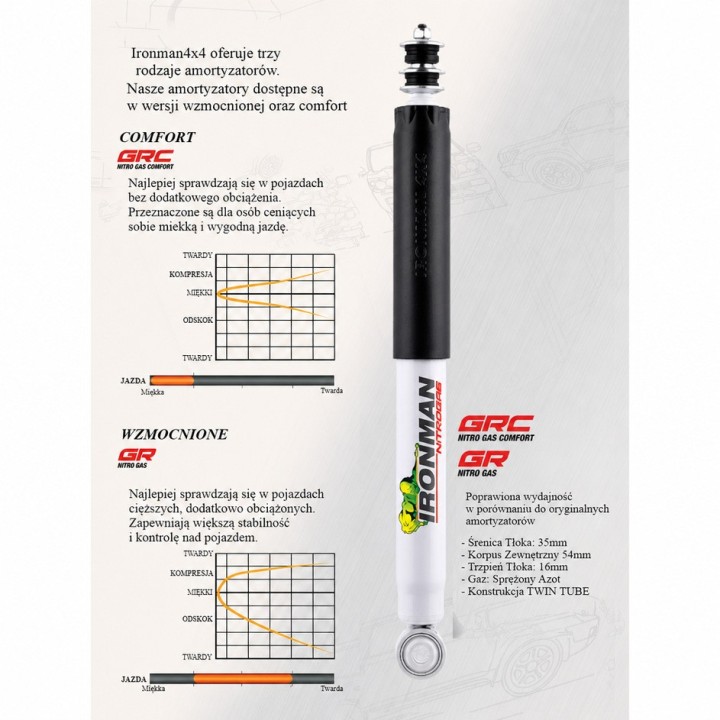 Front shock absorber Ironman 4x4 Foam Cell Pro 45715FE
