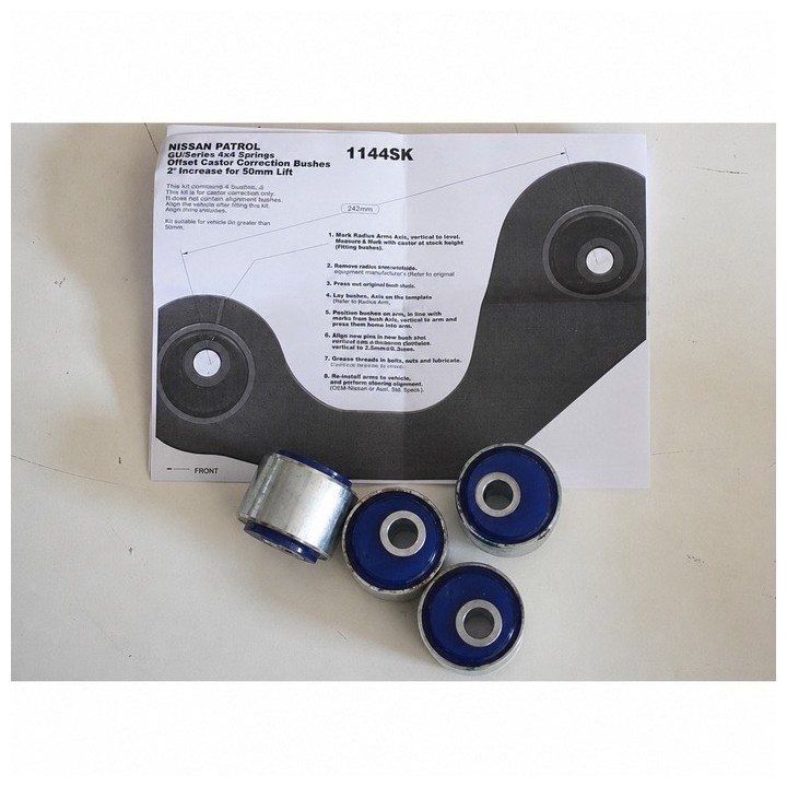 Polyurethane bushings Ironman 4x4 — Nissan Patrol Y60/Y61, Toyota Land Cruiser LJ, Toyota Land Cruiser KZJ (1144SK) - view 3
