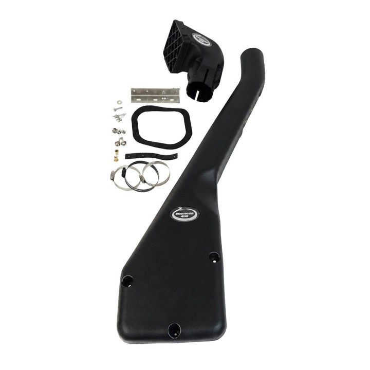 Snorkel Snakeman 4WD, left side — Land Rover Defender 200TD (SNSLD500)