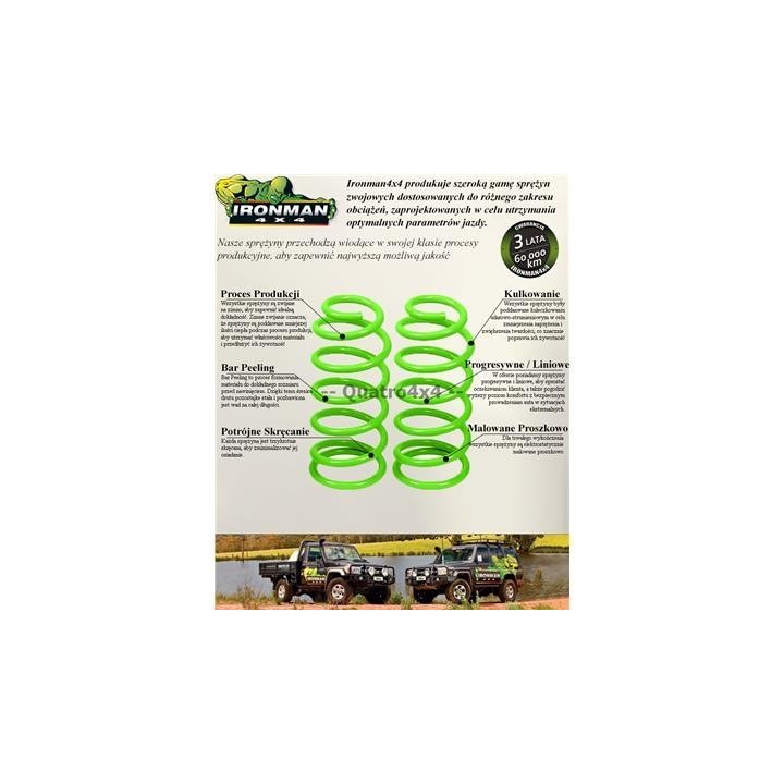 Rear coil springs Ironman 4x4 Toyota Land Cruiser TOY061C