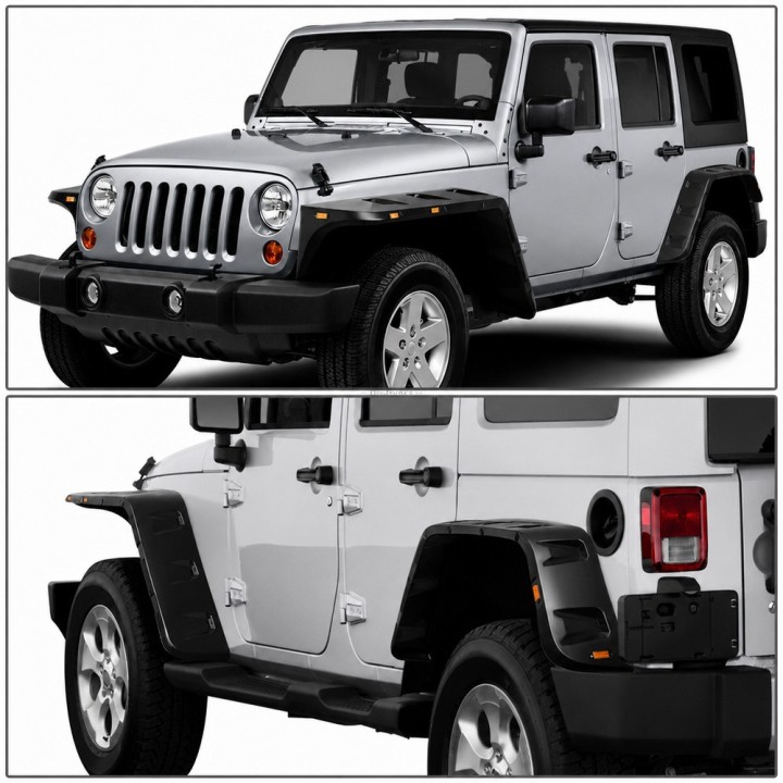 Fender flare Snakeman 4WD Jeep Wrangler JK SNFF013