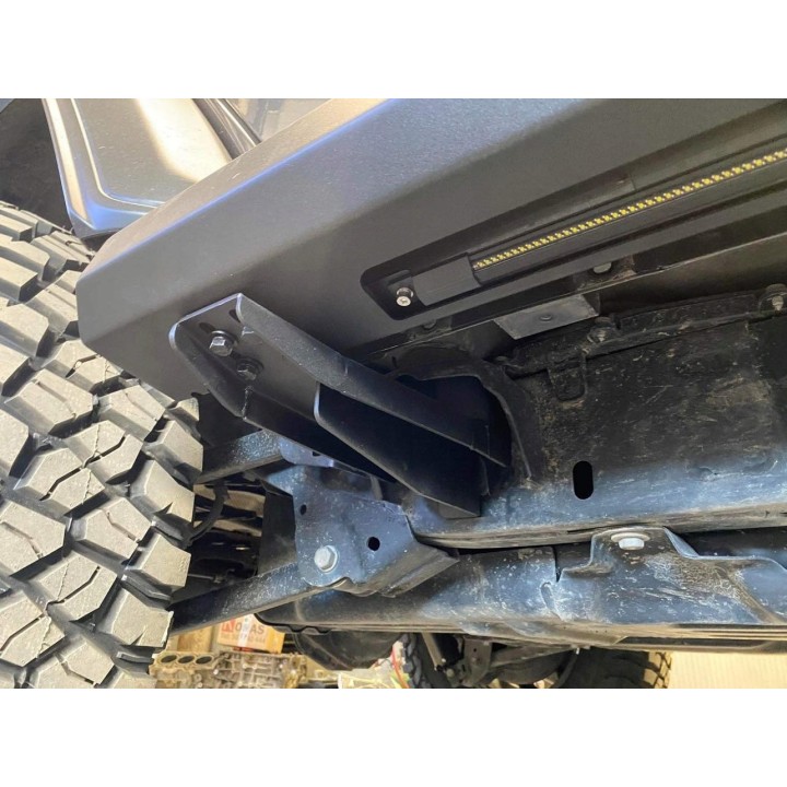Steel Side Steps with LED Lighting - Jeep Wrangler JLU 2018+ and 4xe TOPFIRE - view 3