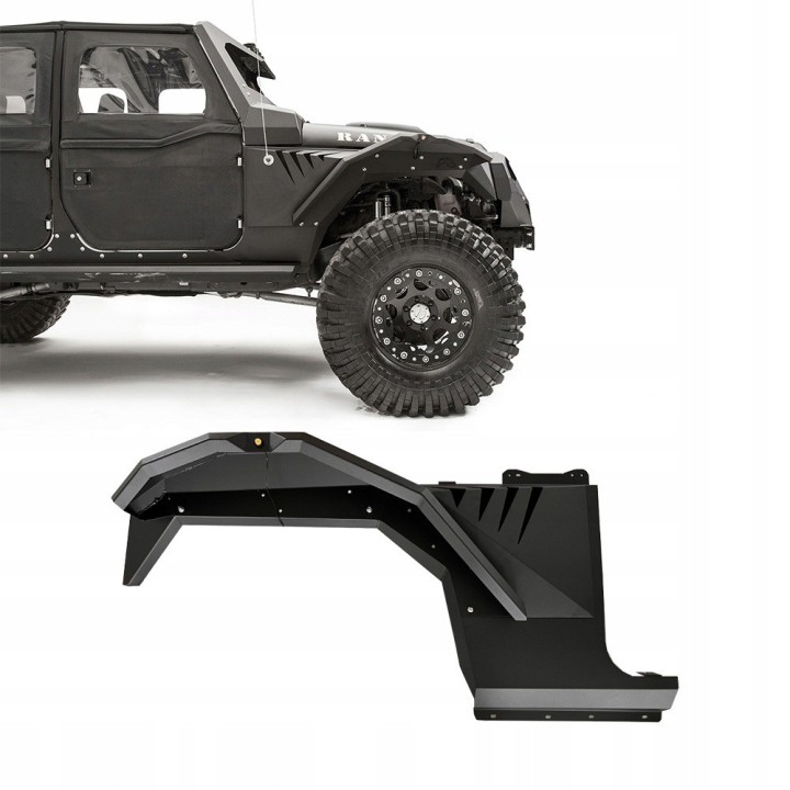 Steel Front Fender Flares - Jeep Wrangler JL/JLU 2018+