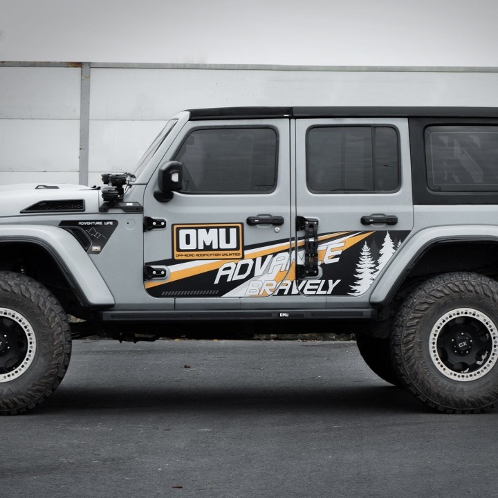 OMU Genesis Side Steps - Jeep Wrangler JLU 2018-2025 - view 5
