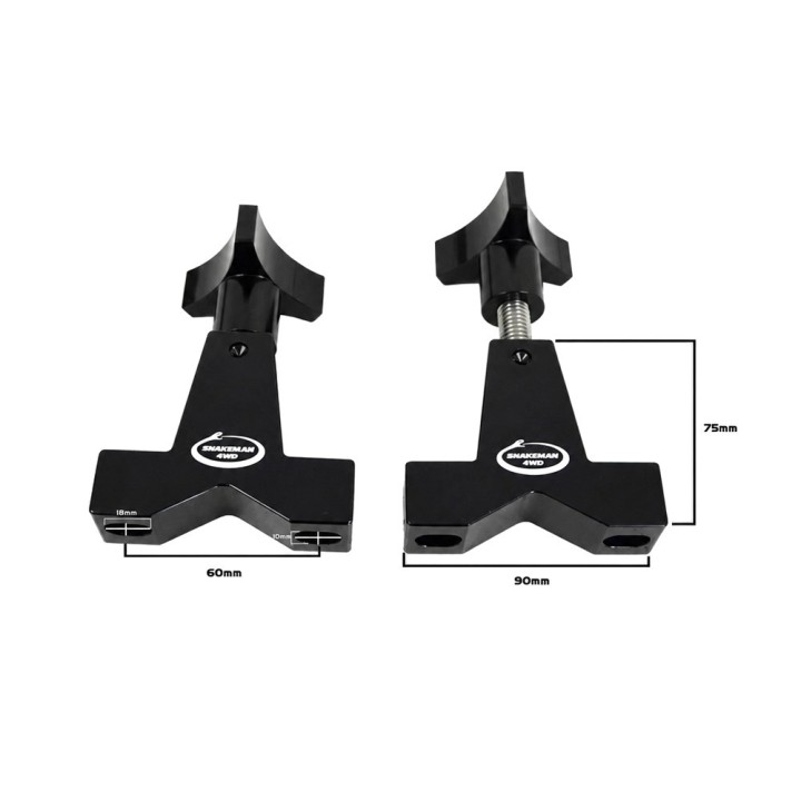 Stainless steel bumper Snakeman 4WD SNA003 | Szekla