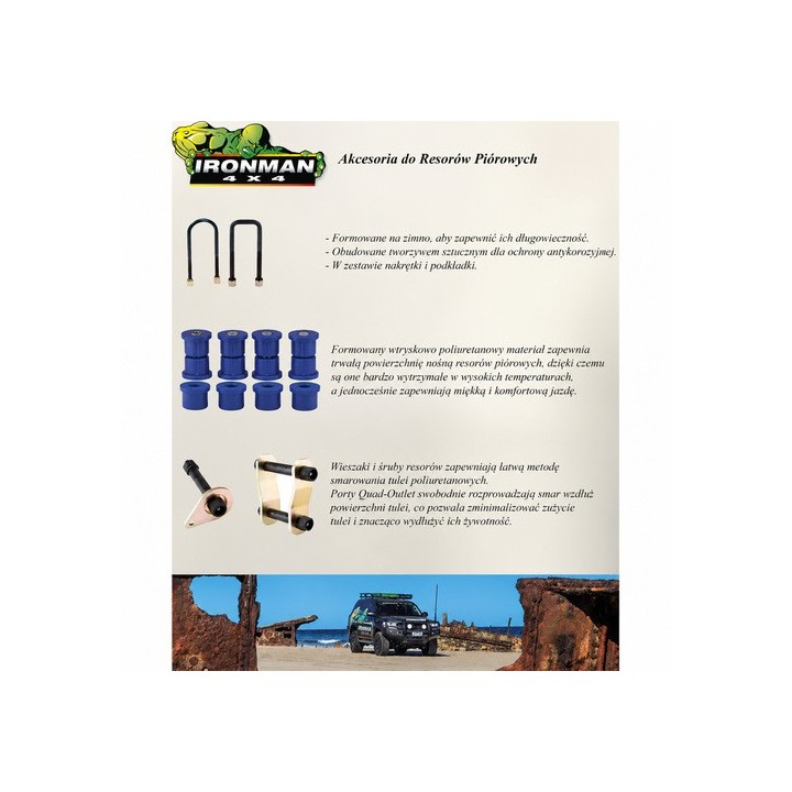 Heavy duty upper shock absorber mount Ironman 4x4 ISST001-B