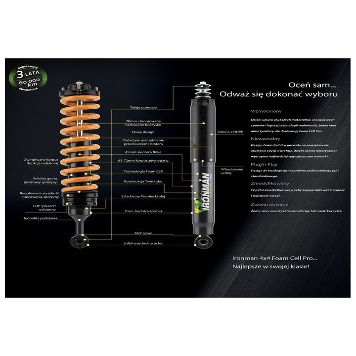 Front shock absorber Ironman 4x4 Foam Cell Pro 45683LFE