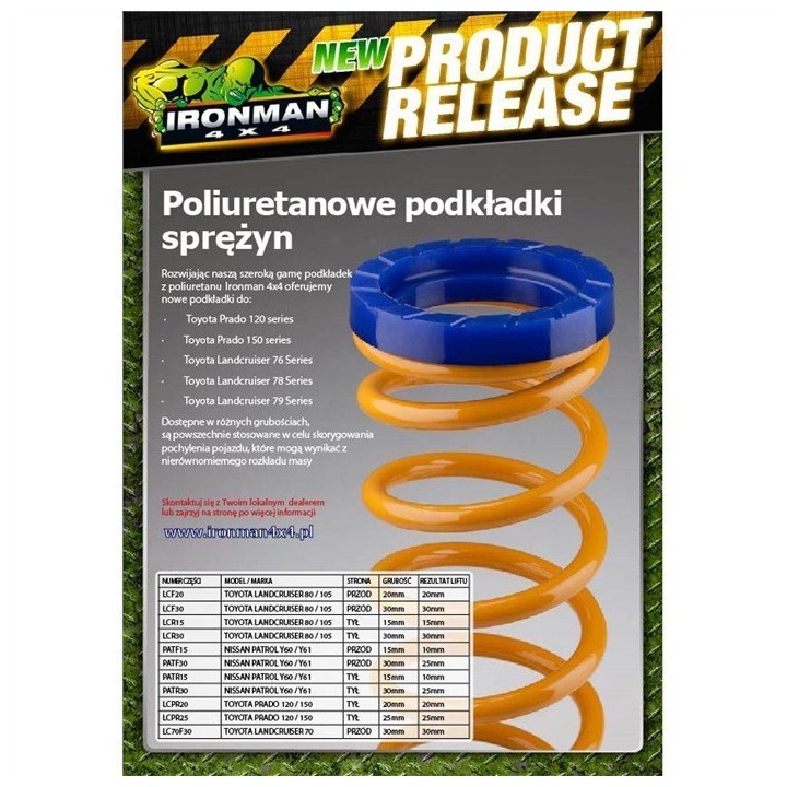 Rear coil spring Ironman 4x4 — Nissan Patrol GQ Y60, Nissan Patrol GU Y61 (PATR30) - view 5