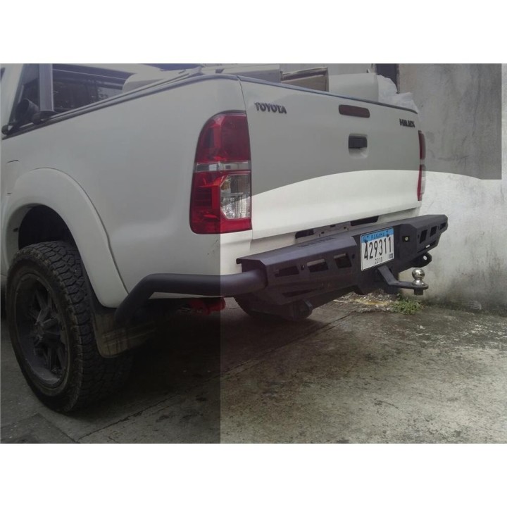 Rear steel bumper for Snakeman 4WD — Toyota Hilux Revo, Toyota Hilux Vigo (SNBR07)