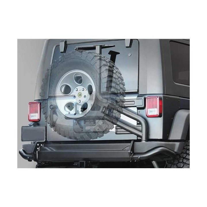 Steel rear bumper Snakeman 4WD Jeep Wrangler JK SNBR09