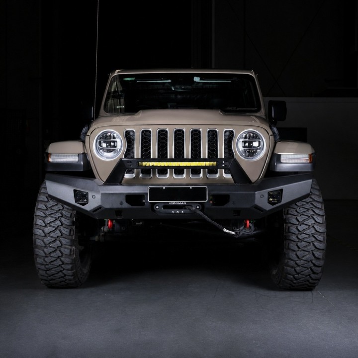 Steel front bumper Ironman 4x4 Jeep Wrangler JL BBR077