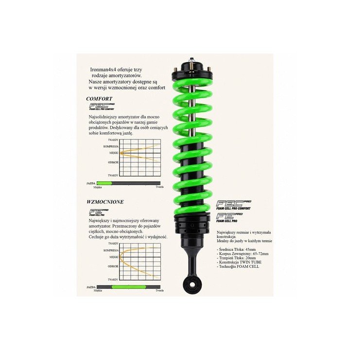 Front shock absorber Ironman 4x4 Foam Cell Pro 45730FE