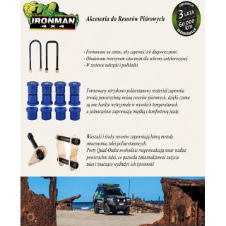 Wieszak resora tył (niezbędne 2SZT) Ironman 4x4 — Nissan Patrol GQ Y60, Nissan Patrol GU Y61, Toyota LAN Dcruiser - ujęcie 2