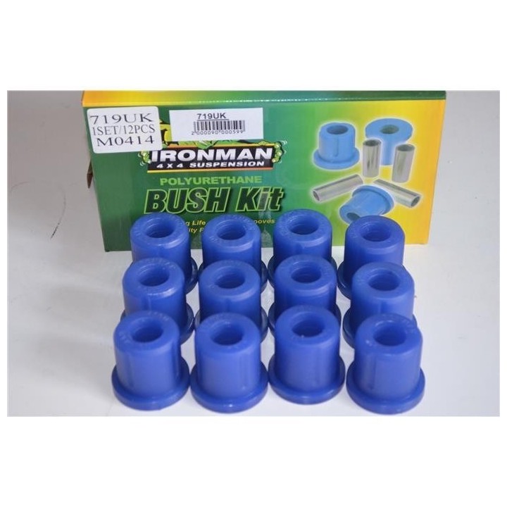 Polyurethane leaf spring bushing set Ironman 4x4 719UK
