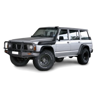 Snorkel Snakeman 4WD, lewa strona — Nissan Patrol Y60 (SNSY60NA)