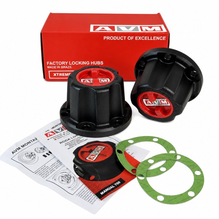 Heavy duty manual free wheeling hubs AVM AVM710XP | Szekla