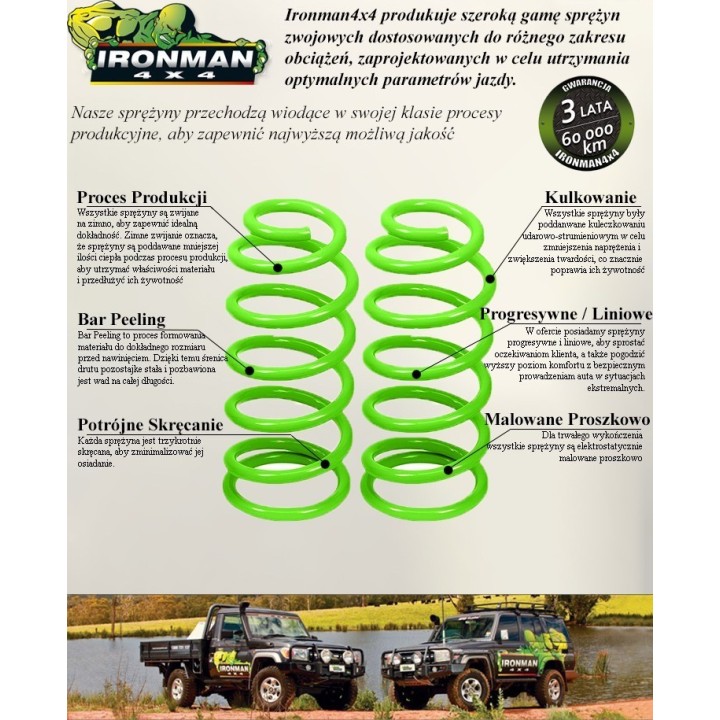 Rear coil springs Ironman 4x4 Nissan Patrol Y62 NISS046B