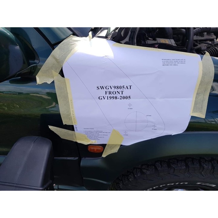 Snorkel air intake Snakeman 4WD Suzuki Grand Vitara SNSV1