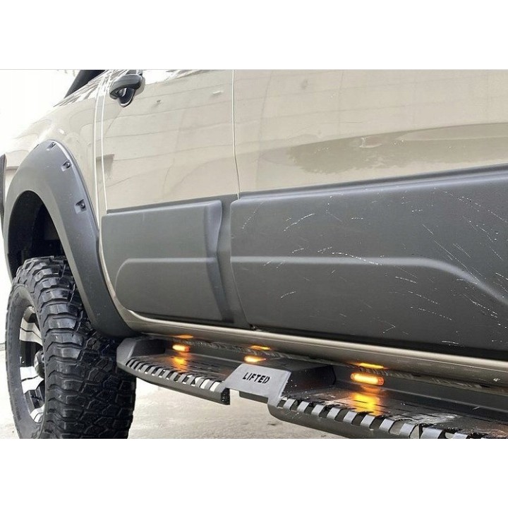 Door Cladding Set Ford Ranger 2012-2022 — ABS, Matt Black