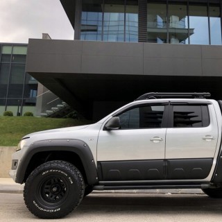 Door and Bed Side Cladding Volkswagen Amarok 2010-2021 — ABS, Matt Black